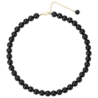 桑蕾黑天鹅系列黑色玛瑙项链