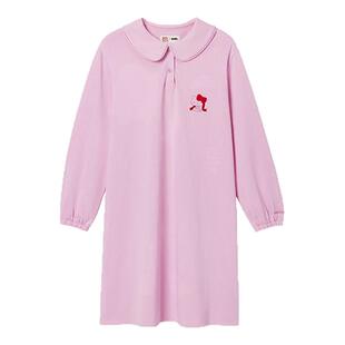 tbh野兽派家居三丽鸥Hello Kitty重磅针织睡裙四季可外穿睡衣女