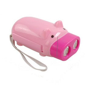 包邮手压自发电强光手电筒便携式节能环保手摇充电应急led手电筒