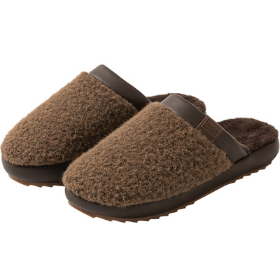 男士家用地板保暖棉拖鞋2025新款