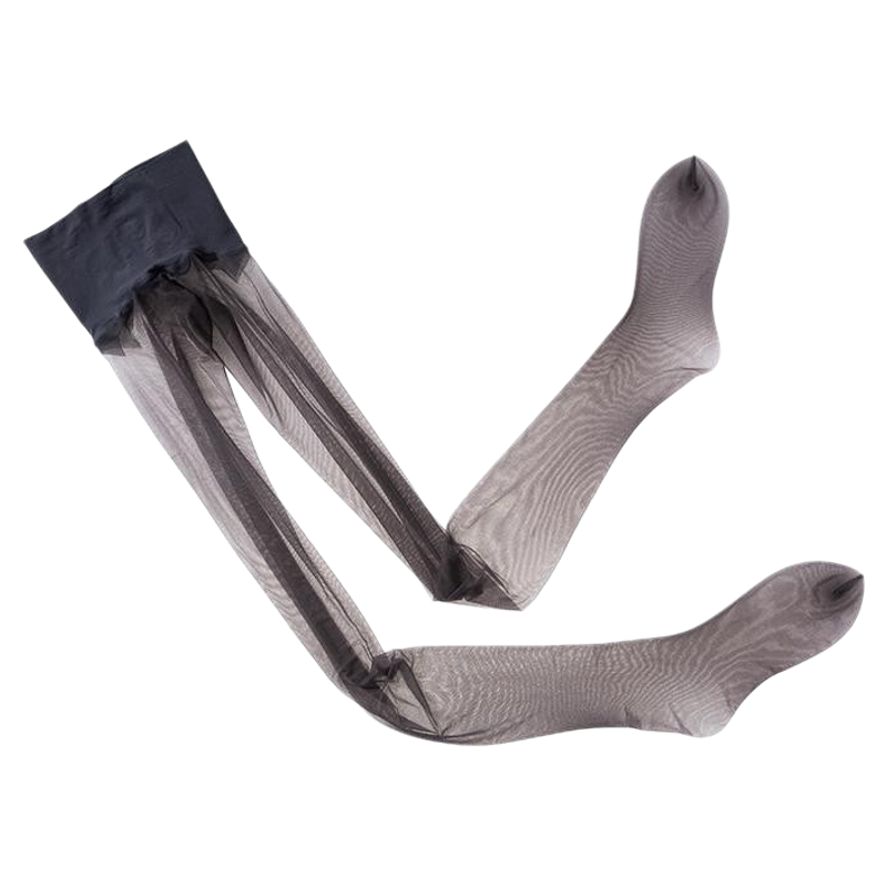 菩洛汀「丁达尔」马油丝袜女薄款油亮黑丝无缝网纱性感油光连裤袜