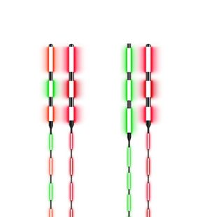 高灵敏咬钩变色夜光漂尾漂配件鱼漂浮漂电子漂夜光尾冷光无影软尾