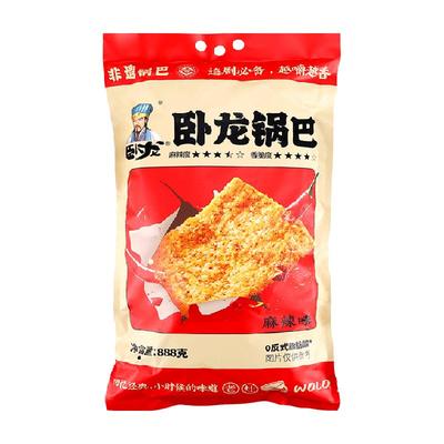 卧龙老灶锅巴麻辣食品888g×1袋