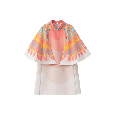 年衣春秋款国风女童旗袍连衣裙