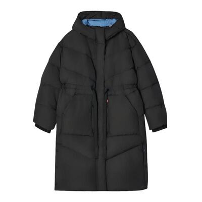 李维斯女士美式复古长款羽绒服