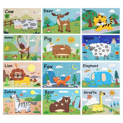 四贝勒3D立体贴画大号12张加厚款