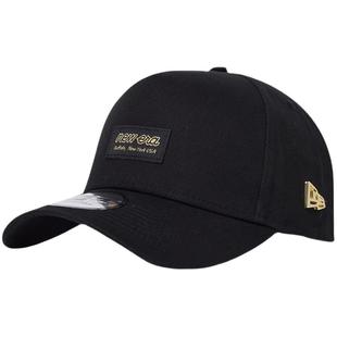 New Era纽亦华2025秋季新款金属色LOGO高顶棒球帽子硬顶弯檐潮940