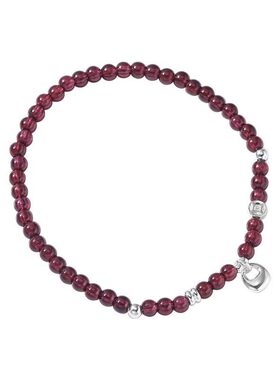 925银石榴石串珠手链轻奢百搭