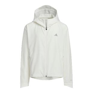 防风透湿疏水休闲连帽夹克外套女大童儿童adidas阿迪达斯轻运动
