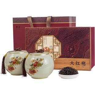 【顺丰】华萃大红袍乌龙茶叶礼盒装特级3A岩茶过年货节日送礼长辈