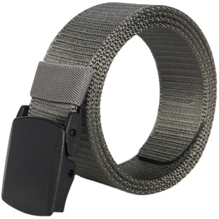 正品 YKK男士商务尼龙腰带非金属无磁无铁皮带塑料头过安检门裤带