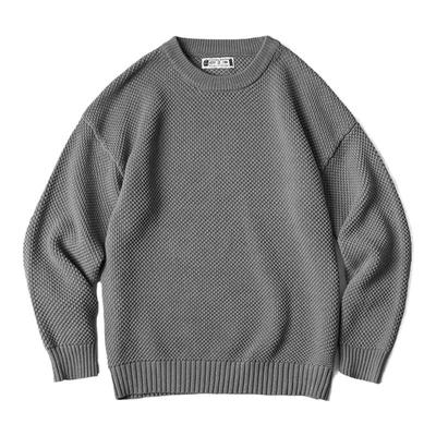 马登工装重磅菠萝纹毛衣