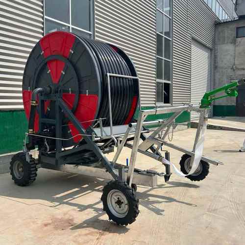 农用卷盘式喷灌机75-400米卷盘式喷灌机农田灌溉排灌设备