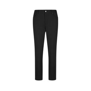 JNBY/江南布衣秋冬休闲裤女黑色简约修身气质通勤风裤子5NAE13930