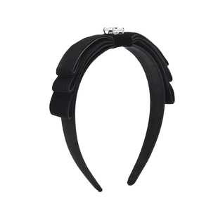 Sei Carina Y丝绒织带公主发箍女气质甜美蝴蝶结头箍不勒头新款