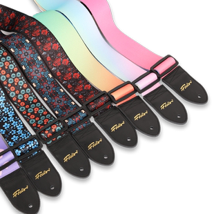 FOALS电吉他背带贝斯民谣木吉他男女生通用加厚肩带免打孔真皮头