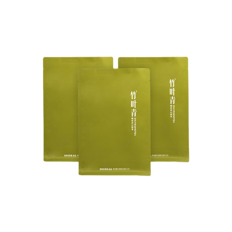 竹叶青茶叶25年新茶特级(品味)峨眉高山茶芽自饮装自己喝100g*3