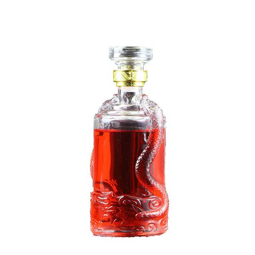 透明玻璃酒瓶酿酒容器1斤装玻璃空酒瓶自酿葡萄酒瓶密封罐醒酒器