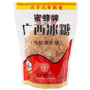 蜜蜂牌广西老字号500g小粒黄冰糖