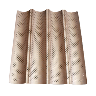 法棍面包模具三槽四槽法国烤盘不沾 3槽4槽防粘法棍面包烤盘 法烤