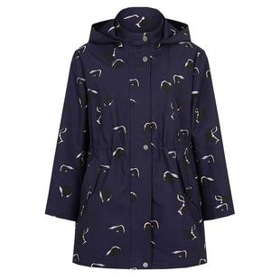 邢氏女装 妈妈春秋风衣外套女中长款新款大码显瘦花色休闲上衣