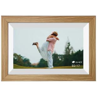 电子相册智能高清视频播放器木框家用图片触摸显示器横竖数码相框