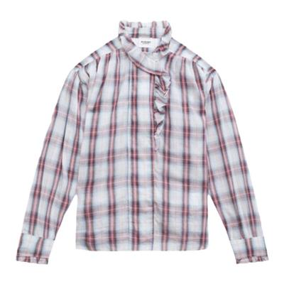 MARANT ETOILE PAMIAS法式气质荷叶边领衬衫女