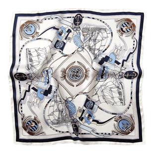 真丝丝巾小方巾女2025新款系脖高级感护颈围脖桑蚕丝围巾杭州丝绸