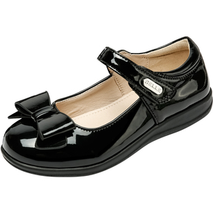 百丽童鞋时尚百搭公主鞋软底耐磨女童皮鞋春秋小女孩英伦演出单鞋