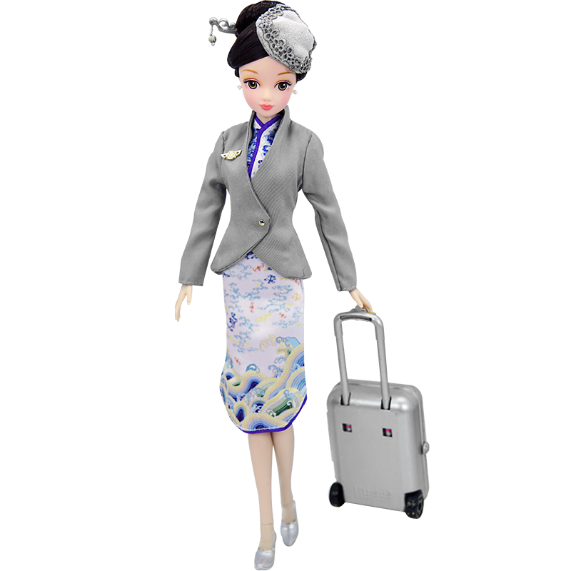 【可儿娃娃】海南航空制服玩具娃娃儿童女孩精品礼物收藏11083