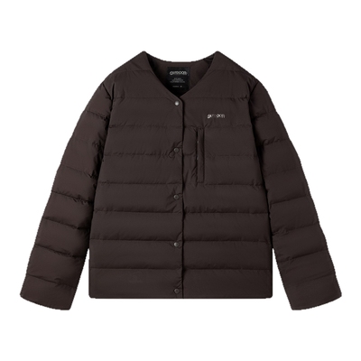 2025秋冬新款户外短款轻羽绒女