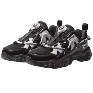 猫爪|FILA斐乐儿童跑步鞋秋季新款男女童中大童旋钮扣运动老爹鞋
