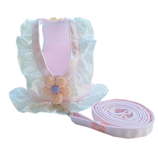 狗绳子背心式小狗狗衣服牵引绳宠物幼犬约克夏比熊遛狗绳小型犬夏