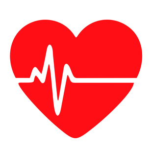 爱心心电图车贴可爱卡通恶搞汽车电动摩托机车身划痕遮挡装饰贴纸