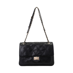 南风Chio2nd 哥本剧场链条包包女油蜡皮邮差包复古菱格单肩斜挎包