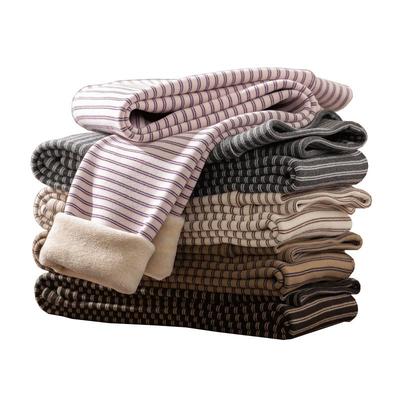 小脸彤红儿童德绒羊毛蚕丝保暖裤