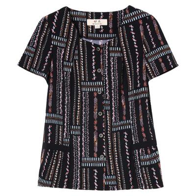 妙采2020年夏季韩版t恤短袖衬衫