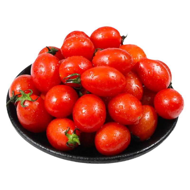 新鲜圣女果5斤水果柿子自然熟西红柿生吃樱桃千禧小番茄蔬菜包邮D
