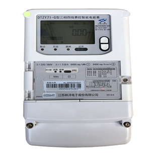 三星威胜林洋华立三相四线智能电表100A科陆互感式尖峰平谷电表