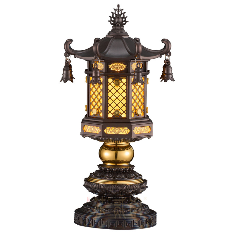 LED禅意八吉祥家用寺庙佛前供灯