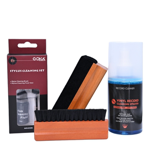 黑胶清洁刷LP唱片除尘去静电清洗剂唱片机唱针清洁液唱头清洁套装