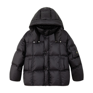 左西童装男童羽绒服冬季儿童三防面包服外套2025新款男孩保暖冬装