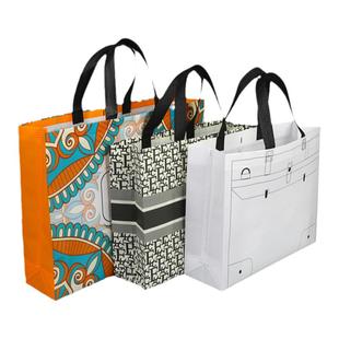 新款覆膜无纺布男女童装服装店手提袋子礼品塑料袋子批发定制logo