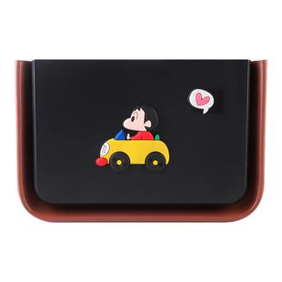 车载垃圾桶折叠网红汽车内用创意后排座椅可爱卡通挂式杂物置物女