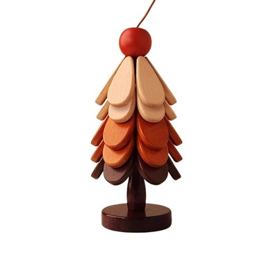 圣诞树隔热垫防烫垫新房婚房乔迁家具餐桌摆件实木锅垫折叠杯垫