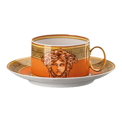 Versace美杜莎像章咖啡杯茶杯