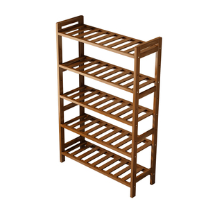 花架置物架阳台实木靠墙落地式家用防腐多肉专用兰花花盆架子多层