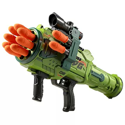 【无需上膛】8连发软弹火箭炮