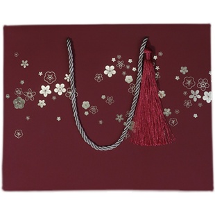 礼品手提纸袋子中式国风高级感创意简约送女生日新娘结婚伴手新年