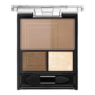 现货!冷萃亚麻灰棕 日本大牌平替 3D四色眼影盘GY-1日常深邃消肿